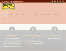 Tablet Screenshot of greatwallhardware.com